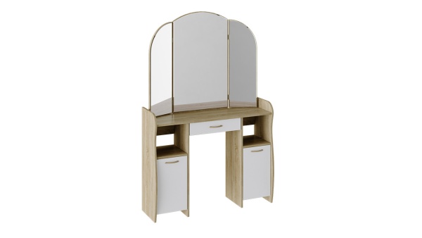 Туалетный Столик с Зеркалом Софи №2 Разные Цвета/Ш-1068 × Г-330 × В-1620 мм